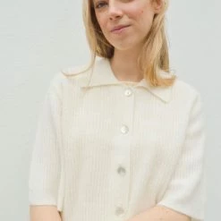 Just Female Rebelo Buttercream Cardigan