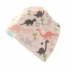 Ziggle Bandana Drible Bib Pink And Lilac Dinosaur 1 Ziggle Bandana Drible Bib Pink And Lilac Dinosaur
