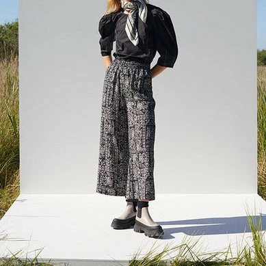 Just Female Strong Pants - Black Scarf Art Print 6 Just Female Strong Pants - Black Scarf Art Print