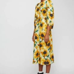 Just Female Smooth Sunflower Dress