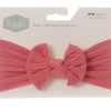 Ziggle Top Bow Turban Headband - Raspberry
