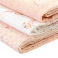 Ziggle Rose Gold Hearts Muslin