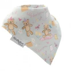 Ziggle Dribble Bib 4 Pack Pastel Prints