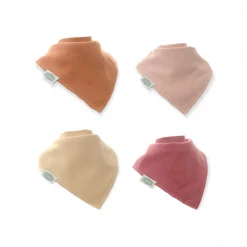 Ziggle Bandana Bibs 4 Pack - Berries And Cream