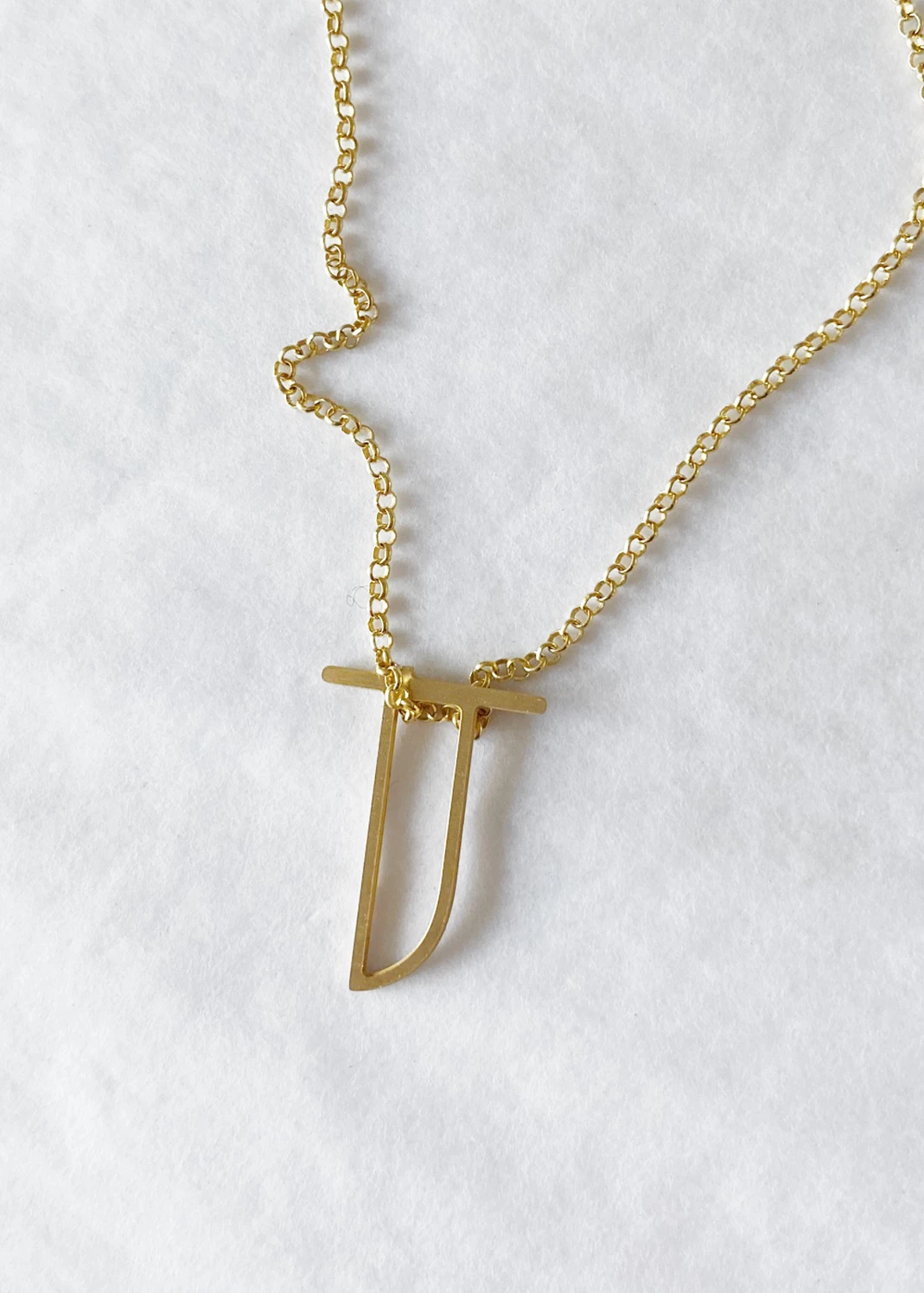 Dowse Silver Initial Necklace 15 Dowse Silver Initial Necklace