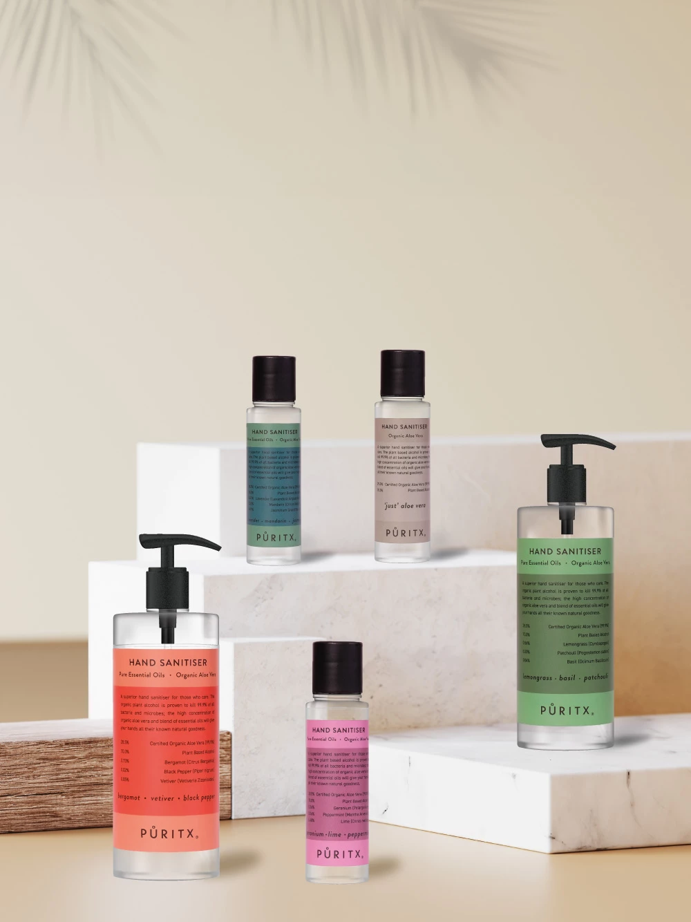 Puritx Lemongrass 250ml Hand Sanitiser 4 Puritx Lemongrass 250ml Hand Sanitiser