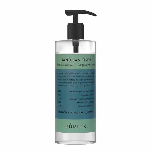 Puritx Organic Hand Sanitiser Single 250 Ml Pump Size With Lavender Mandarin Jasmine Essential Oils Shipping to UK&EU only 3 Puritx Organic Hand Sanitiser Single 250 Ml Pump Size With Lavender Mandarin Jasmine Essential Oils Shipping to UK&EU only