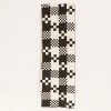 Dowse Riley Black & White Check Pattern Scarf