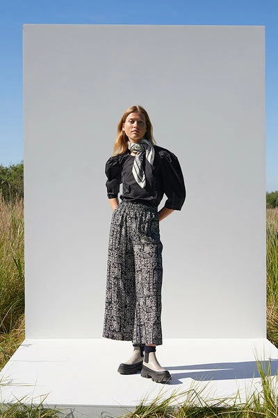 Just Female Strong Pants Black Scarf Art 4 Just Female Strong Pants Black Scarf Art