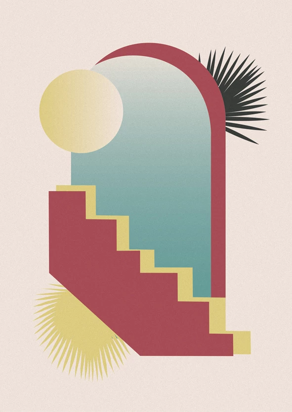 Dowse Aveiro - Sun, Steps & Arches Art Print 3 Dowse Aveiro - Sun, Steps & Arches Art Print
