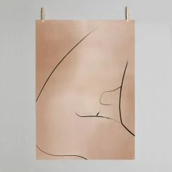 Dowse Bend Figurative Line Drawing Art Print