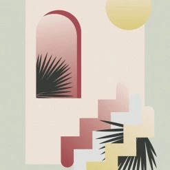 Dowse Sarasota - Sun, Steps & Arches Art Print