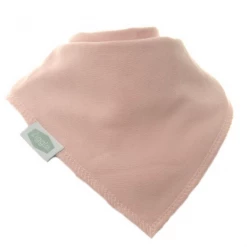 Ziggle Bandana Bib - Pale Pink
