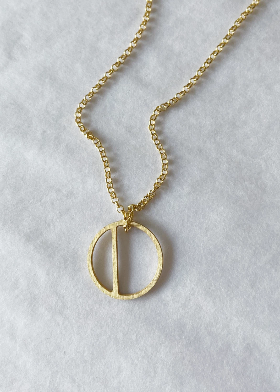 Dowse Silver Initial Necklace 19 Dowse Silver Initial Necklace