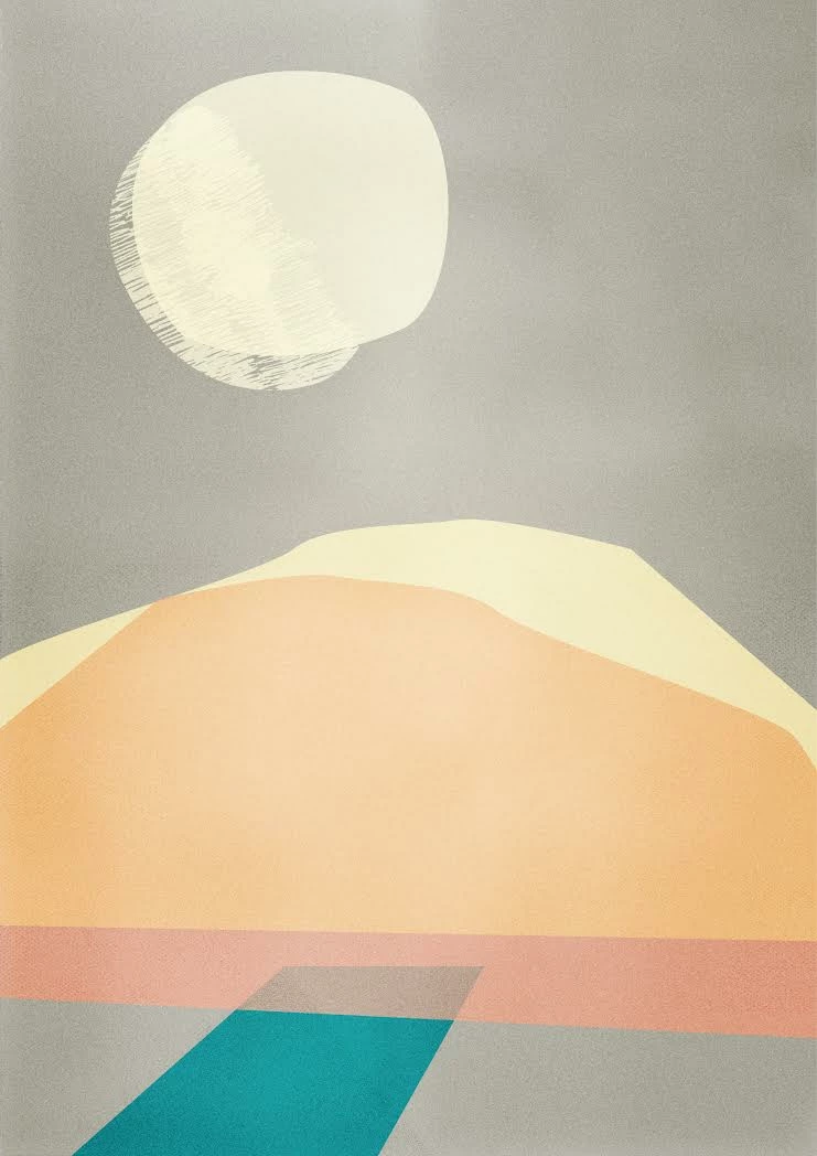 Dowse Desert Abstract Art Print 3 Dowse Desert Abstract Art Print