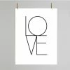 Dowse Love Print