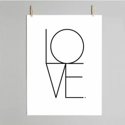 Dowse Love Print