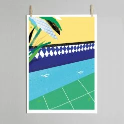 Dowse Cool Pool Art Print
