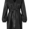 Just Female Marley Leather Dress Black 2 Just Female Marley Leather Dress Black