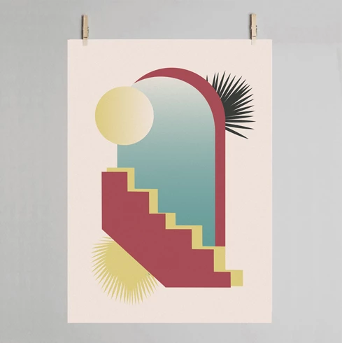 Dowse Aveiro - Sun, Steps & Arches Art Print 5 Dowse Aveiro - Sun, Steps & Arches Art Print