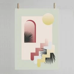 Dowse Sarasota - Sun, Steps & Arches Art Print