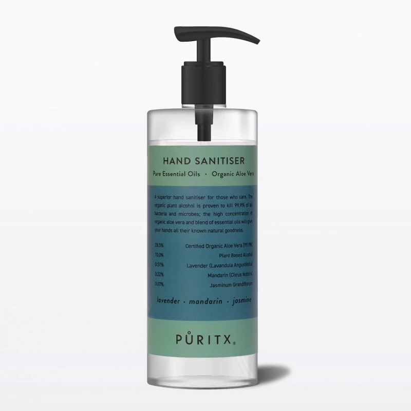 Puritx Lavender, Mandarin & Jasmine 250ml Hand Sanitiser 3 Puritx Lavender, Mandarin & Jasmine 250ml Hand Sanitiser