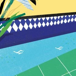 Dowse Cool Pool Art Print