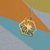 Dowse Bee & Honeycomb Necklace