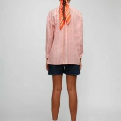 Just Female Red Ocean Shirt