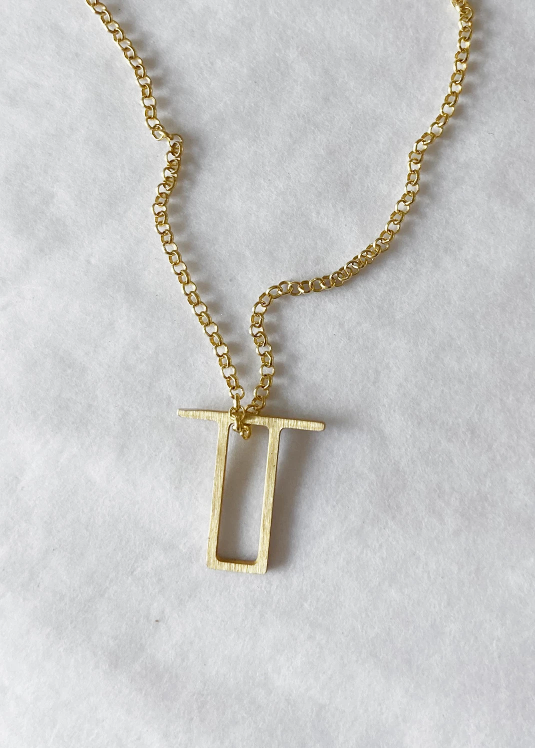 Dowse Silver Initial Necklace 23 Dowse Silver Initial Necklace