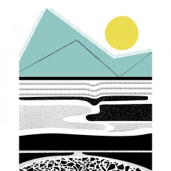 Dowse Landform art print