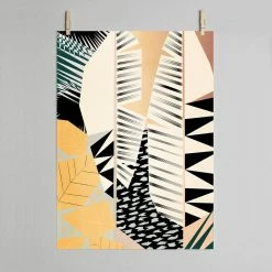 Dowse Yanomamo Abstract Botanical Art Print