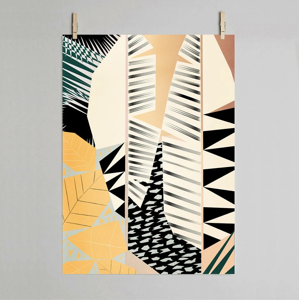 Dowse Yanomamo Abstract Botanical Art Print 3 Dowse Yanomamo Abstract Botanical Art Print