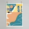 Dowse Hot Pool Art Print