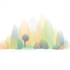 Dowse Hazy Autumn Light Landscape Print