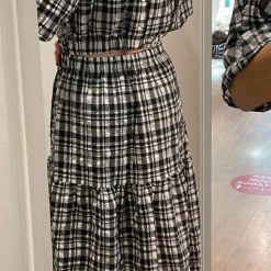 Just Female Hamilton Cut Out Dress in Evening Blue Solid