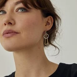 Dowse Gold Plated Ala Earrings