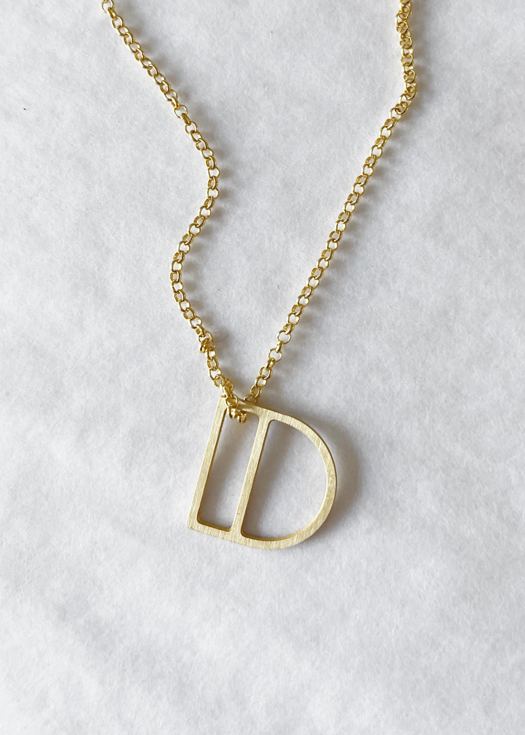 Dowse Silver Initial Necklace 9 Dowse Silver Initial Necklace