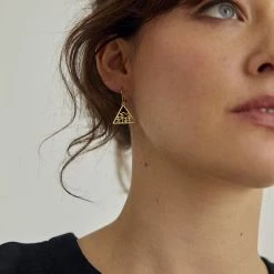 Dowse Brass Alps Earrings