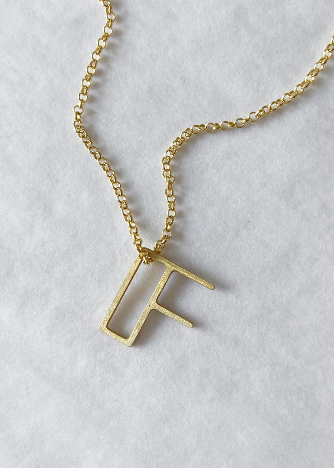 Dowse Silver Initial Necklace 11 Dowse Silver Initial Necklace