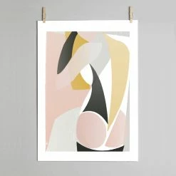 Dowse Dressing- Abstract Nude Fine Art Print