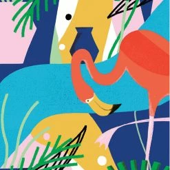 Dowse Flamingo Print