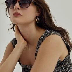 Dowse Sterling Silver Eclipse Earrings