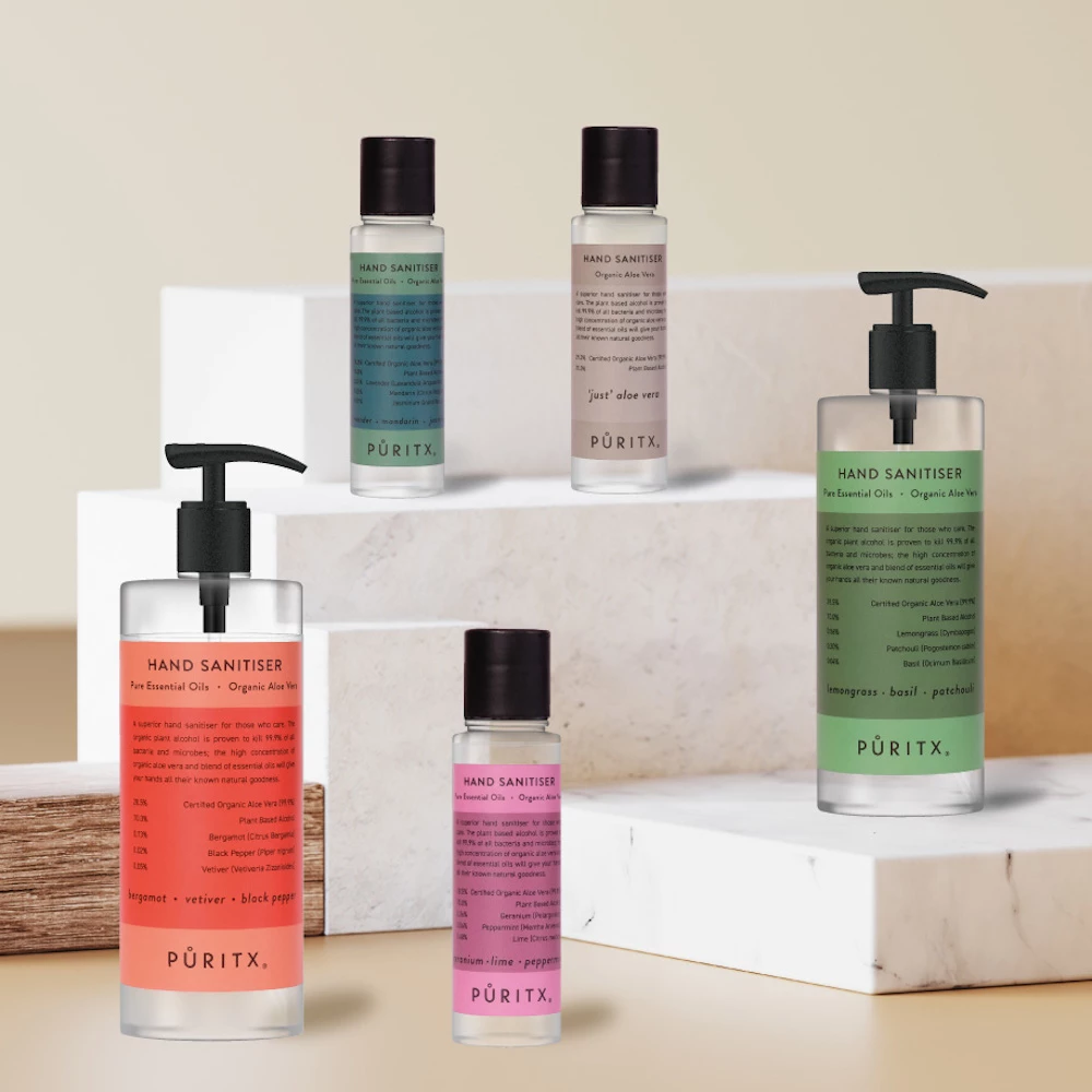 Puritx Organic Hand Sanitiser Single 250 Ml Pump Size With Bergamot Vetiver Black Pepper Essential Oils Shipping to UK&EU only 10 Puritx Organic Hand Sanitiser Single 250 Ml Pump Size With Bergamot Vetiver Black Pepper Essential Oils Shipping to UK&EU only