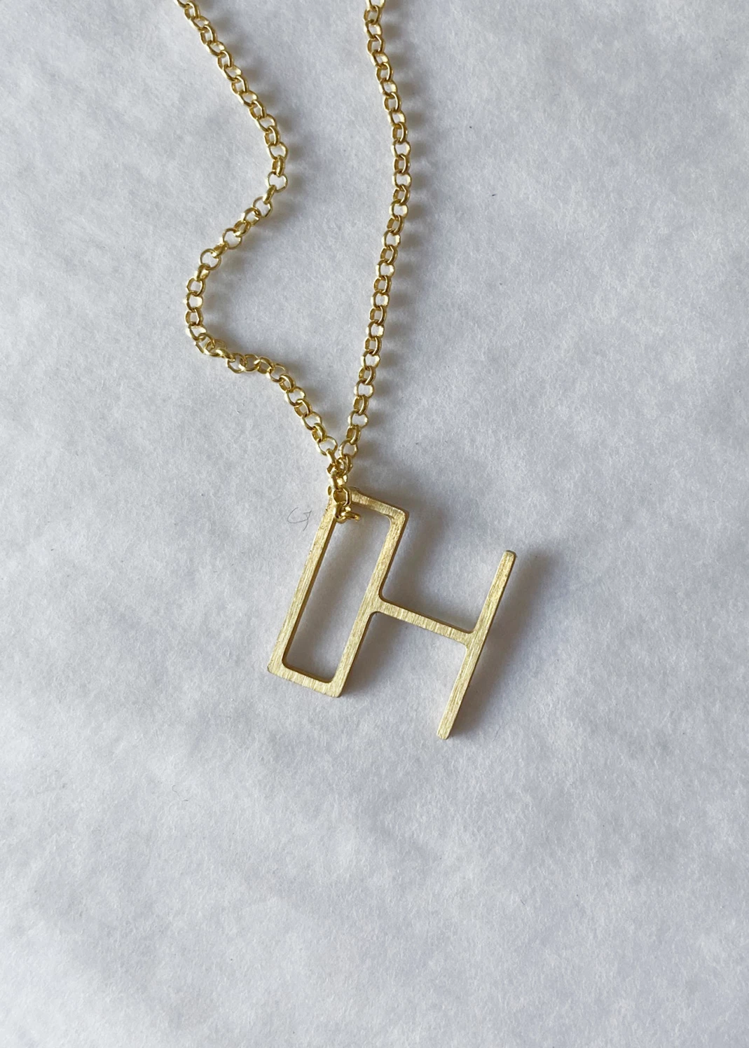 Dowse Silver Initial Necklace 13 Dowse Silver Initial Necklace