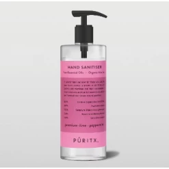 Puritx Hand Sanitiser 250ml Dispenser in Geranium, Lime and Peppermint