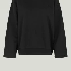 Just Female Solid Sweat Black