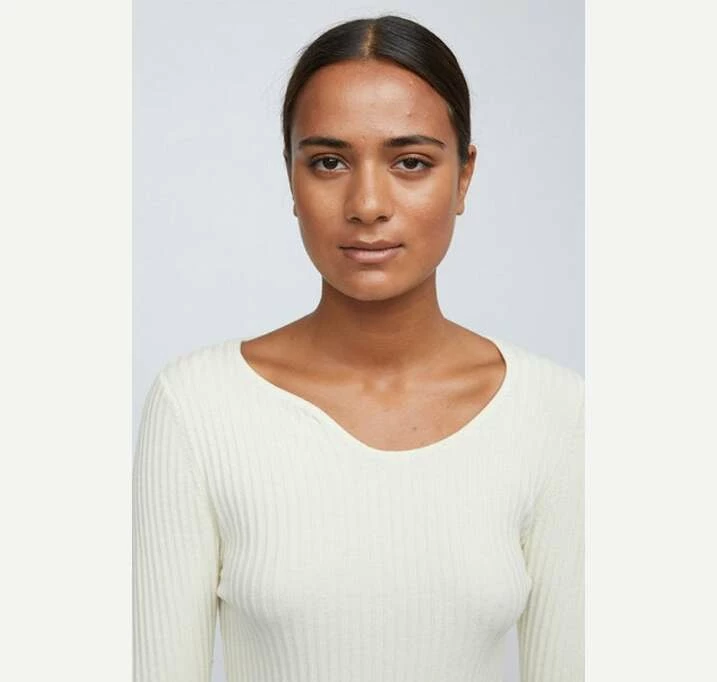 Just Female Ecru Elegant Dress 4 Just Female Ecru Elegant Dress