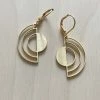 Dowse Sterling Silver Eclipse Earrings