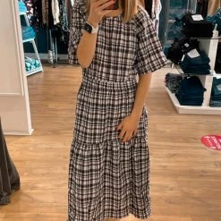 Just Female Hamilton Cut Out Dress in Evening Blue Solid 7 Just Female Hamilton Cut Out Dress in Evening Blue Solid